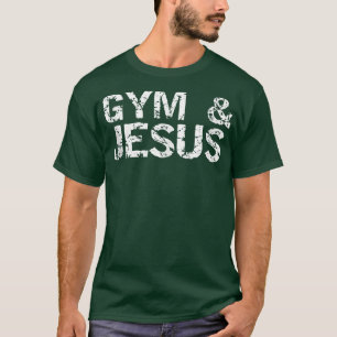 Camiseta Presente cristão para ginástica em sofrimento masc