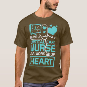 Camiseta Presente Crítico Intensivo para Enfermeira