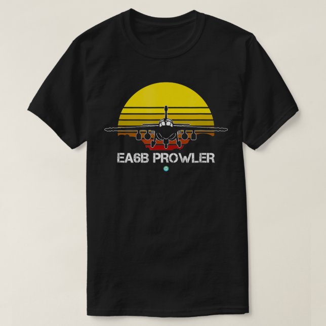 Camiseta Presente da aeronave militar prowler Vintage EA6B (Frente do Design)