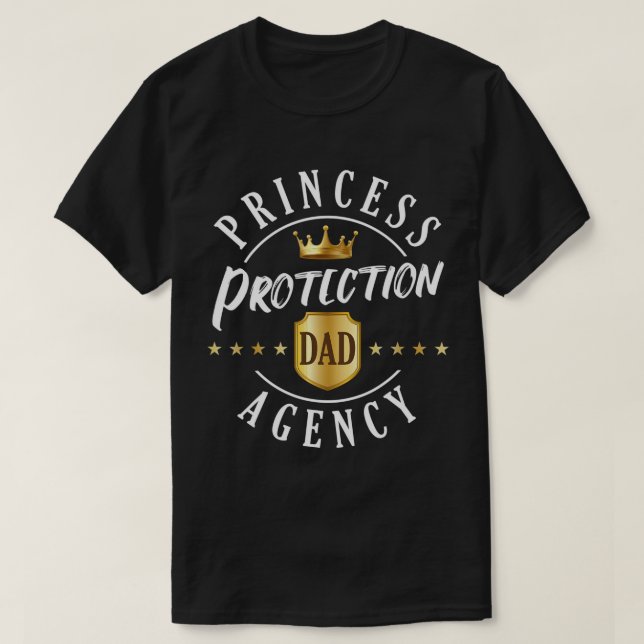 Camiseta Presente da Agência de Proteção Princesa para Pais (Frente do Design)