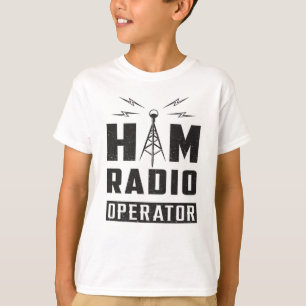 Camiseta Presente da antena do operador de frequência amado