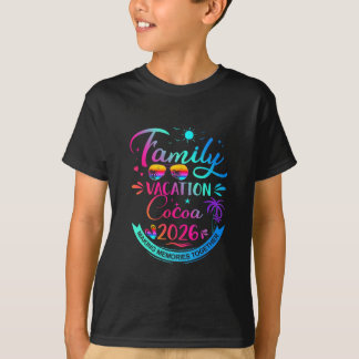 Camiseta Presente da Árvore de Palmeira de Cacau de Férias 
