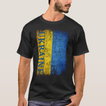 Presente da Bandeira da Ucrânia Mulheres Homens Cr