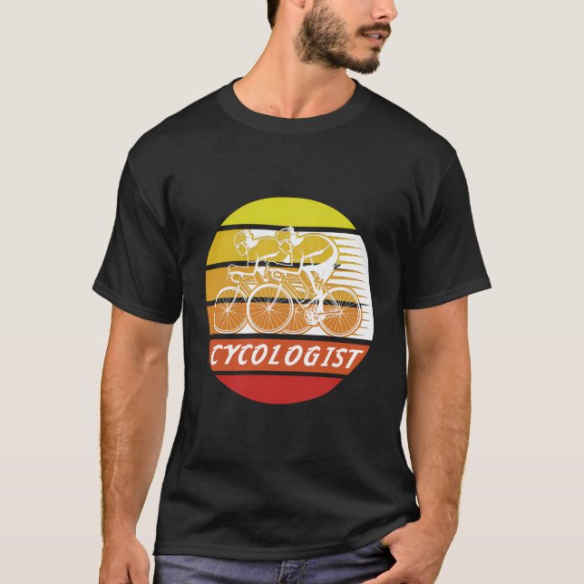 Camiseta Presente Da Bicicleta De Ciclologia Para Ciclo Com (Frente)