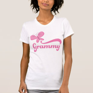 Camiseta Presente da borboleta de Grammy