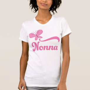 Camiseta Presente da borboleta de Nonna