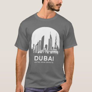 Camiseta Presente da cidade de Dubai Emirados Árabes Unidos