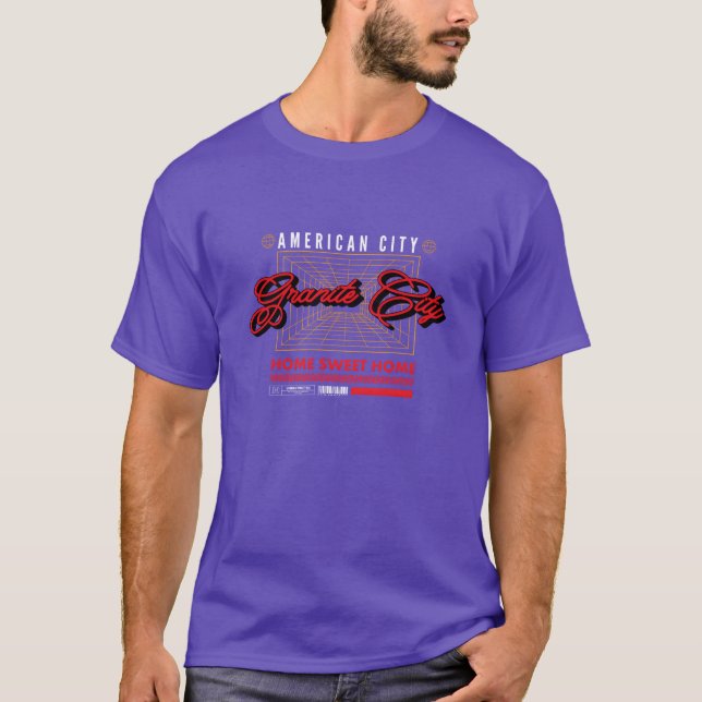 Camiseta presente da cidade de granito (Frente)