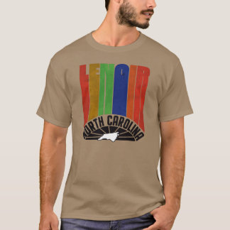 Camiseta presente da cidade de lenoir carolina do norte