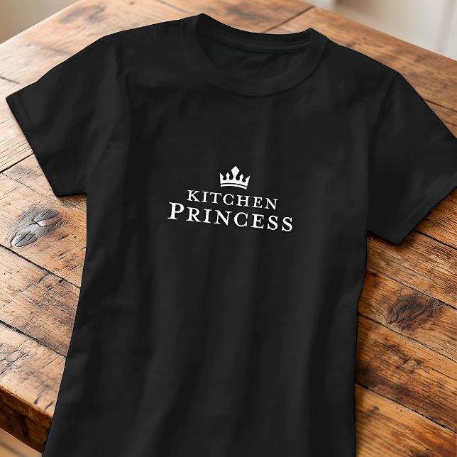 Camiseta Presente da Coroa Bonito da Princesa da Cozinha de (Criador carregado)