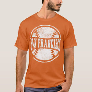 Camiseta Presente da Equipe de Baseball Vintage São Francis