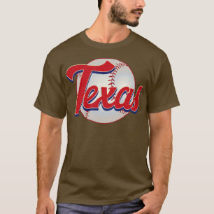 Camiseta Presente da Equipe de Beisebol do Texas Baseball V