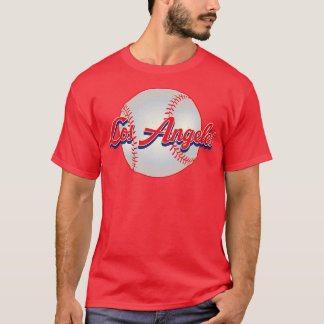 Camiseta Presente da Equipe de Beisebol Vintage de Los Ange