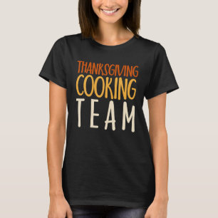 Camiseta Presente da Equipe de Cozinha do Jantar de Ação de
