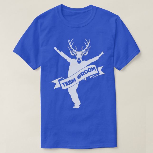 Camiseta Presente da Equipe do Noivo para a Despedida de So (Frente do Design)