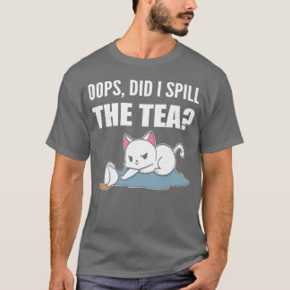 Camiseta Presente da família do amante do chá derramado