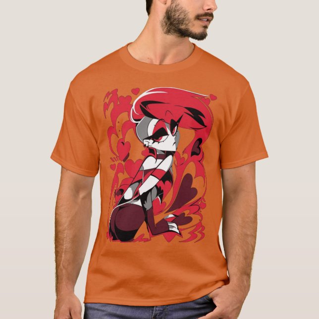 Camiseta Presente da família Helluva Boss Loona (Frente)