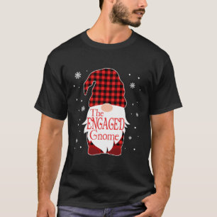 Camiseta Presente da Família Pajama Envolvido Gnomo Buffalo