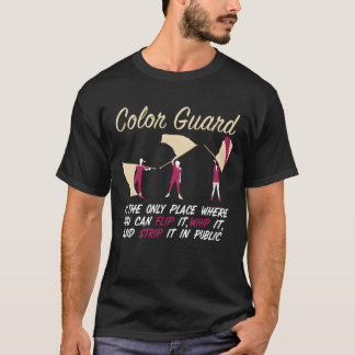 Camiseta Presente da Guarda de Cores Engraçado Bandeiras de