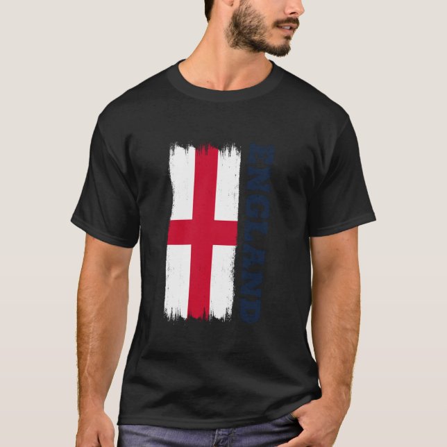 Camiseta Presente da Inglaterra Inglês Londres Britânico Re (Frente)