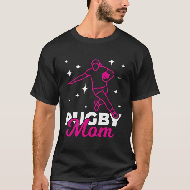 Camiseta presente da Mãe de Rugby (Frente)