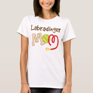 Camiseta Presente da mamã da raça do cão de Labradinger