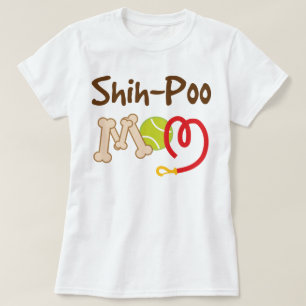 Camiseta Presente da mamã da raça do cão de Shih-Poo