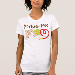 Camiseta Presente da mamã da raça do cão de Yorkie-Poo