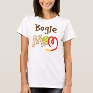 Camiseta Presente da mamã da raça do cão do Bogle
