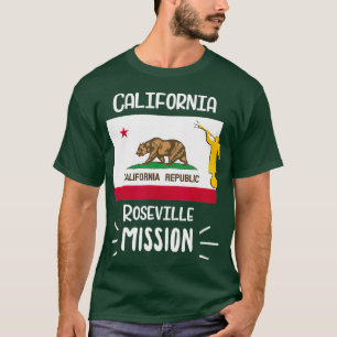 Camiseta Presente da Missão LDS da California Roseville Mo