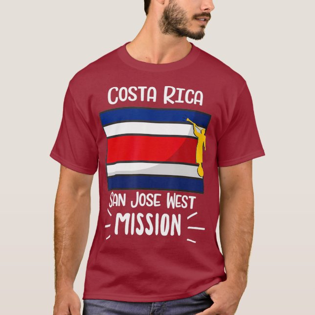 Camiseta Presente da Missão LDS da Costa Rica San Jose East (Frente)
