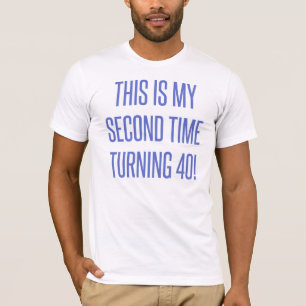 Camiseta presente da mordaça do aniversário do 80