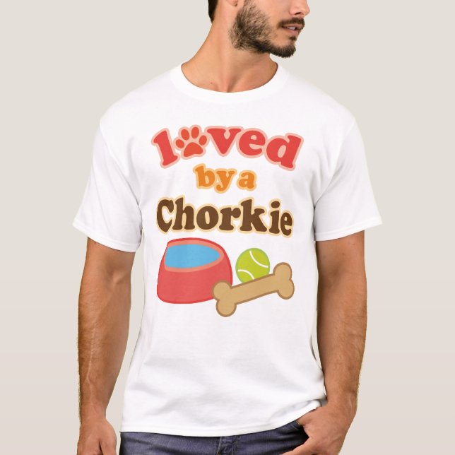 Camiseta Presente da raça do cão de Chorkie (Frente)