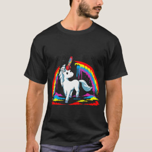 Camiseta Presente da serra de cadeia do unicórnio