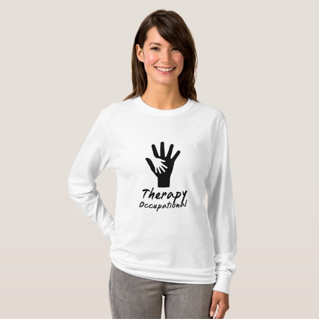 Camiseta Presente da terapia ocupacional para OT (Frente Completa)