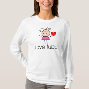 Camiseta presente da tuba do iLove