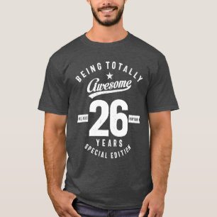 Camiseta Presente de 26 anos   26.o presente de aniversário