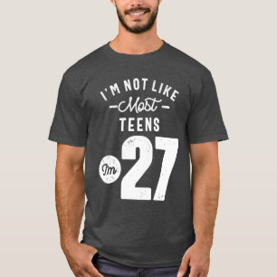 Camiseta Presente de 27 anos   27.o Aniversário - Oferta de