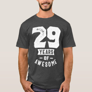 Camiseta Presente de 29 anos 29.o Aniversário - Oferta de