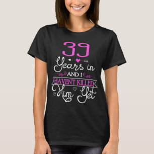 Camiseta Presente de 39 anos de casamento para ideias de es