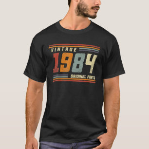Camiseta Presente de 40º Aniversário Vintage 1984 Homens Mu