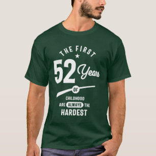 Camiseta Presente De 52 Anos   52.o Aniversário - Oferta de