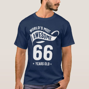 Camiseta Presente De 66 Anos   66.o Aniversário - Oferta de