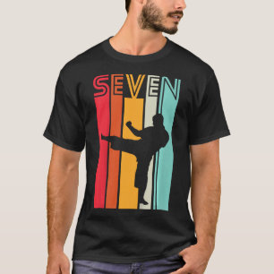 Camiseta Presente de 7º aniversário infantil Karate Taekwon
