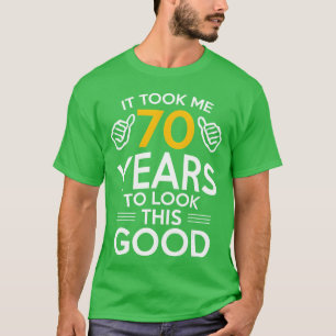 Camiseta Presente de 70º AniversárioLevei 70 Anos Amigos de