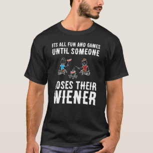 Camiseta Presente de acampamento de acampamento Wiener Outr
