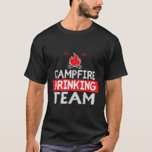 Camiseta Presente de acampamento engraçado da Equipe de Beb
