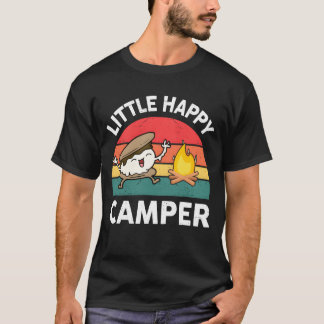 Camiseta Presente de acampamento Little Happy Camper