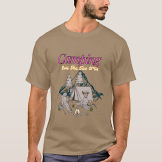 Camiseta Presente de acampamento só nós dois