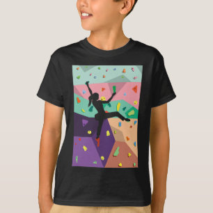 Camiseta Presente de Alpinista Esportes de Escalada em Pare